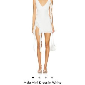 Elegant White Mini Dress